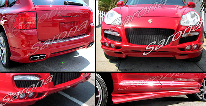 Custom Porsche Cayenne Body Kit  SUV/SAV/Crossover (2002 - 2006) - $2490.00 (Manufacturer Sarona, Part #PR-005-KT)